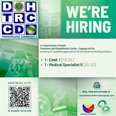 doh plantilla position|Job Vacancies .